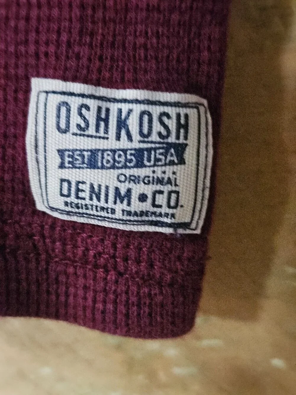 OshKosh B'Gosh Burgundy Shirt